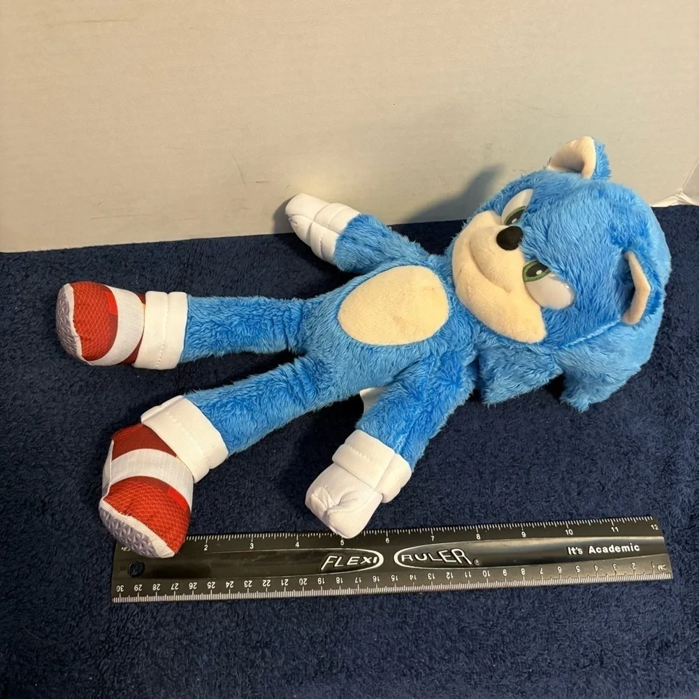 13” Sonic The Hedgehog 3 Plush Stuffed Toy Jakks Pacific 2024 Sega Game Movie